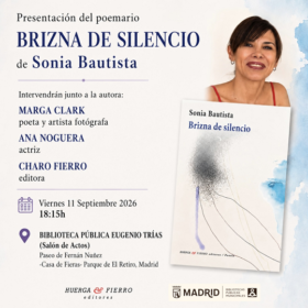 11 de Septiembre, Presentación del libro «Brizna de Silencio» de Sonia Bautista