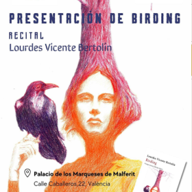 21 de Octubre, Presentación del libro «Birding» de Lourdes Vicente Bertolín
